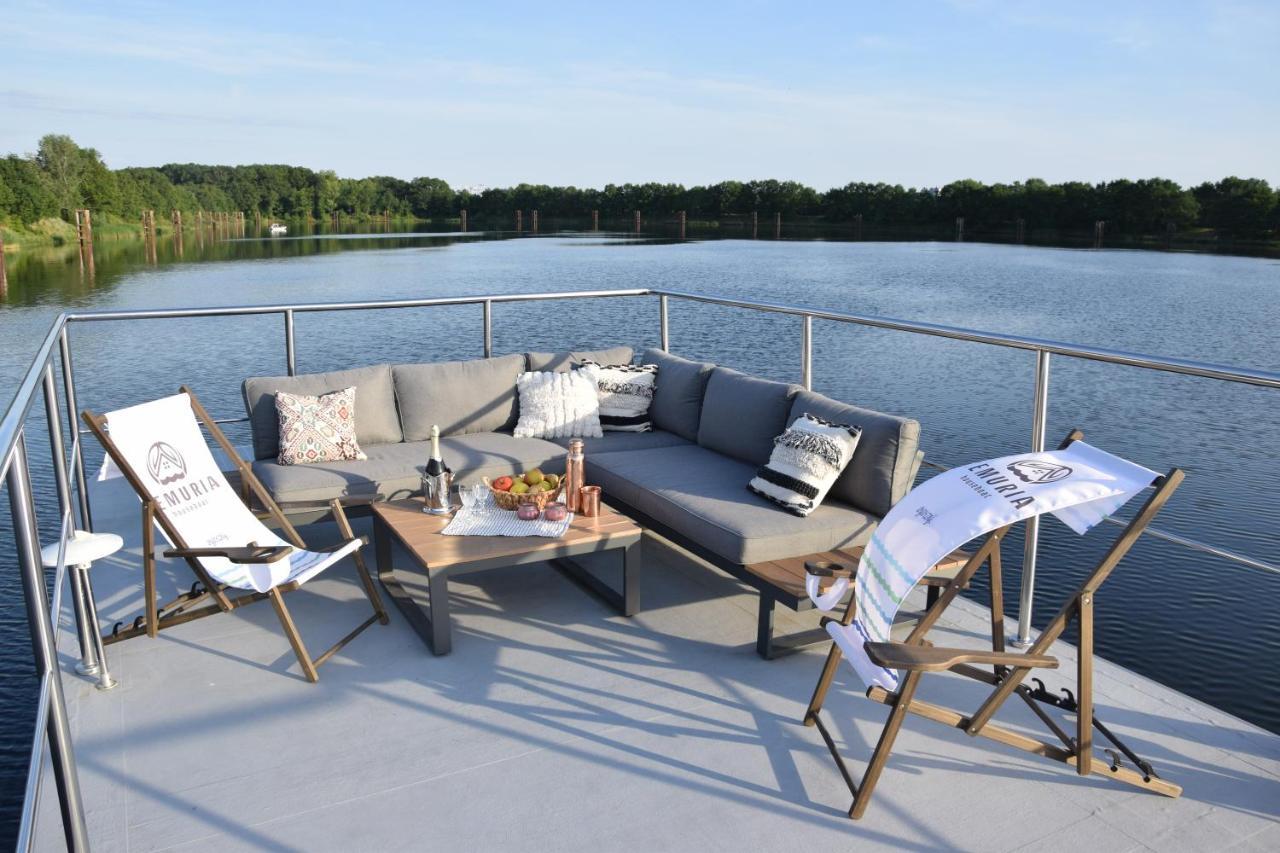 Lemuria Houseboat - Plywajacy Domek Na Wodzie ヴロツワフ エクステリア 写真